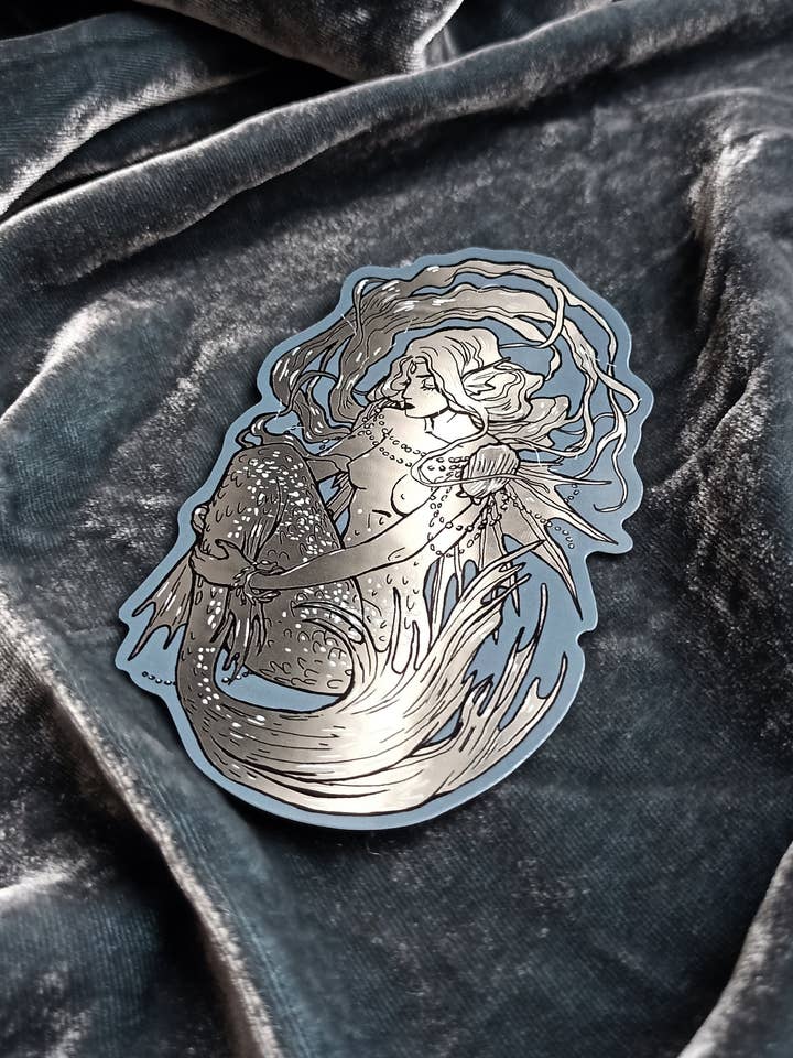 Adesivo sirena argento per la vendita all'ingrosso da parte di Ondine