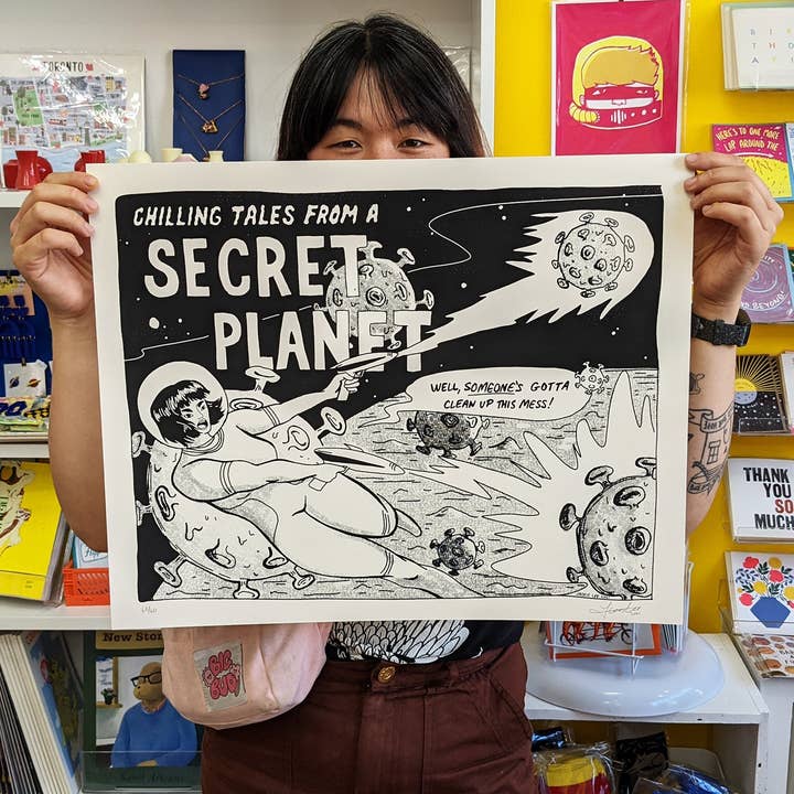Secret Planet - Wholesale Art Print - Chilling Tales from a Secret Planet LTD ED Print2