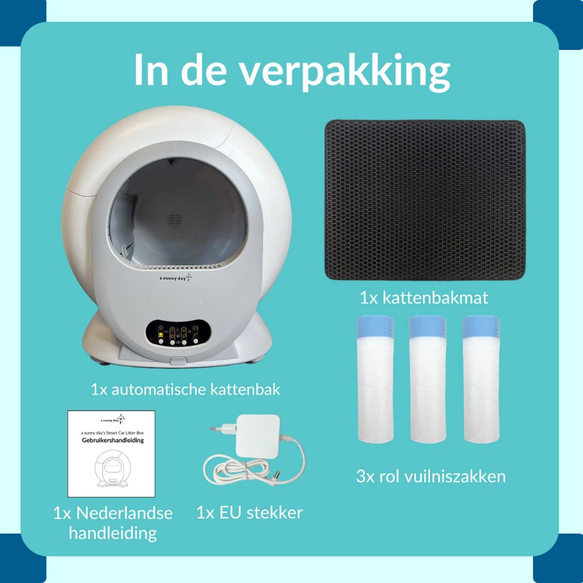 a sunny day - Wholesale Cat Litter Box - Self-cleaning litter box - 65 Liters - 2025 model12