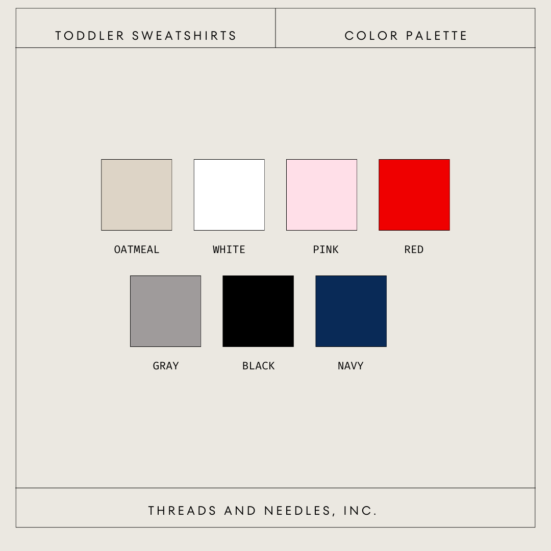 Threads And Needles, INC. – wholesale Sweatshirt - Kids – Toddler Christmas Sweatshirt, Toddler Christmas Outfit
0