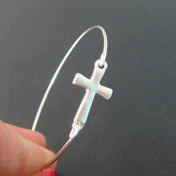 Sideways Cross Bracelet for wholesale by Frosted Willow