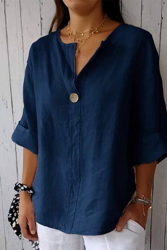 Fashion Combination - Wholesale Blouse - Women's - coastal breeze linen blouse5