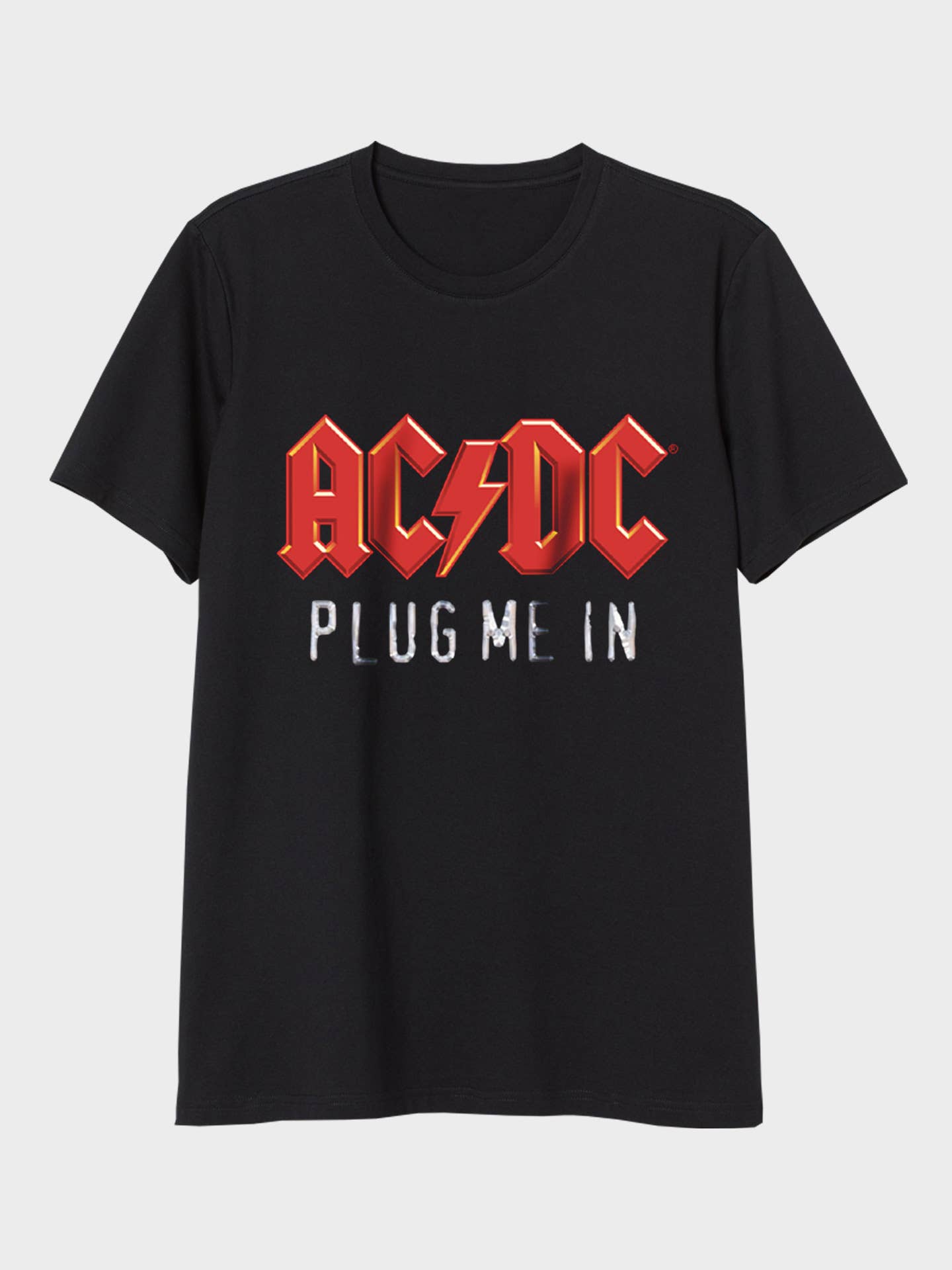 Black Acdc T-Shirt for wholesale on Faire1