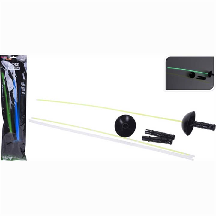 TSJJ - Wholesale Classic Toy - Kids - Glow In The Dark Swords (4 55cm Swords And 2 Grips)