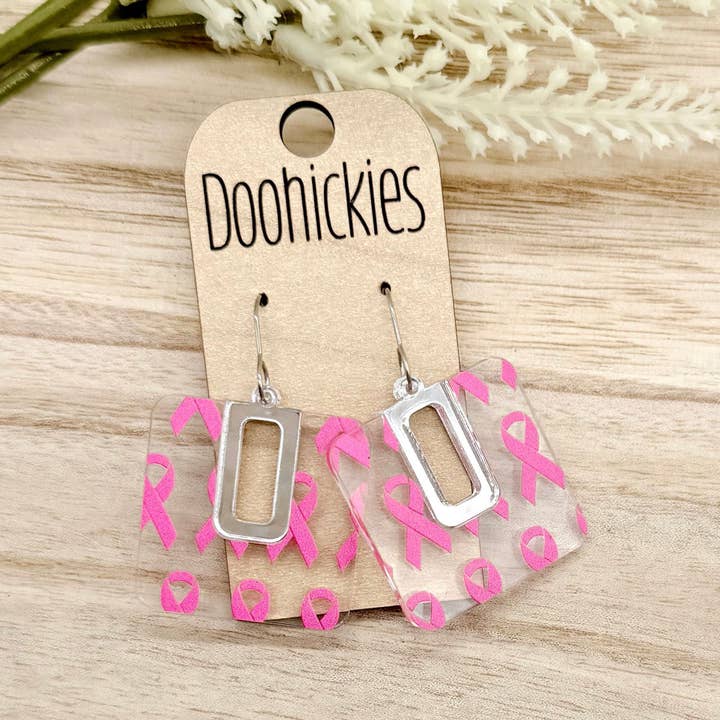 Pink Out Bella Earring Collection - Breast Cancer Awareness Earrings for wholesale by Doohickies