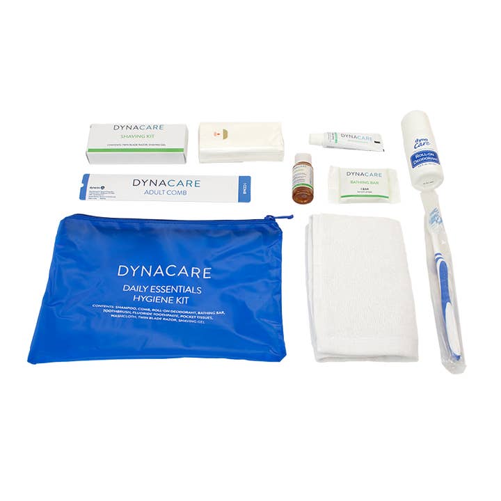 Dynarex Daily Essentials Hygiene Kit (20 Count) for wholesale by Go Bulk Medical