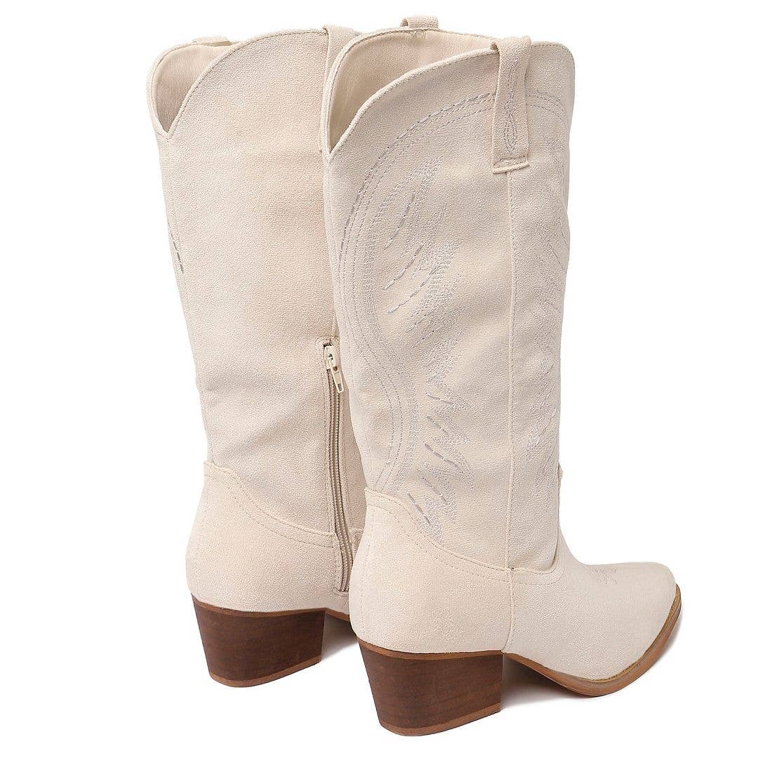 J.Adams Shoes - Wholesale Cowboy Boots - Women's - Roundup | White2