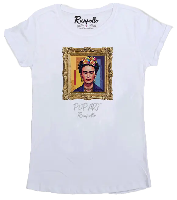 RANPOLLO MILANO - Wholesale Screen Printed T-Shirt - Women's - POPFRIDA0