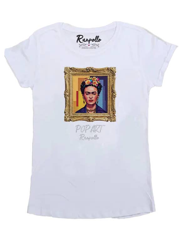 RANPOLLO MILANO – Engroshandel T-shirt med print - Dame – POPFRIDA