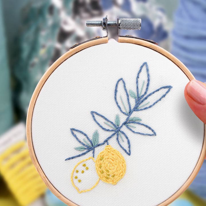 Decorative Embroidery Kit - Lemon Tree for wholesale by French Kits