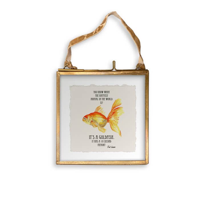 French Graffiti - Wholesale Tea Towel - Goldfish12