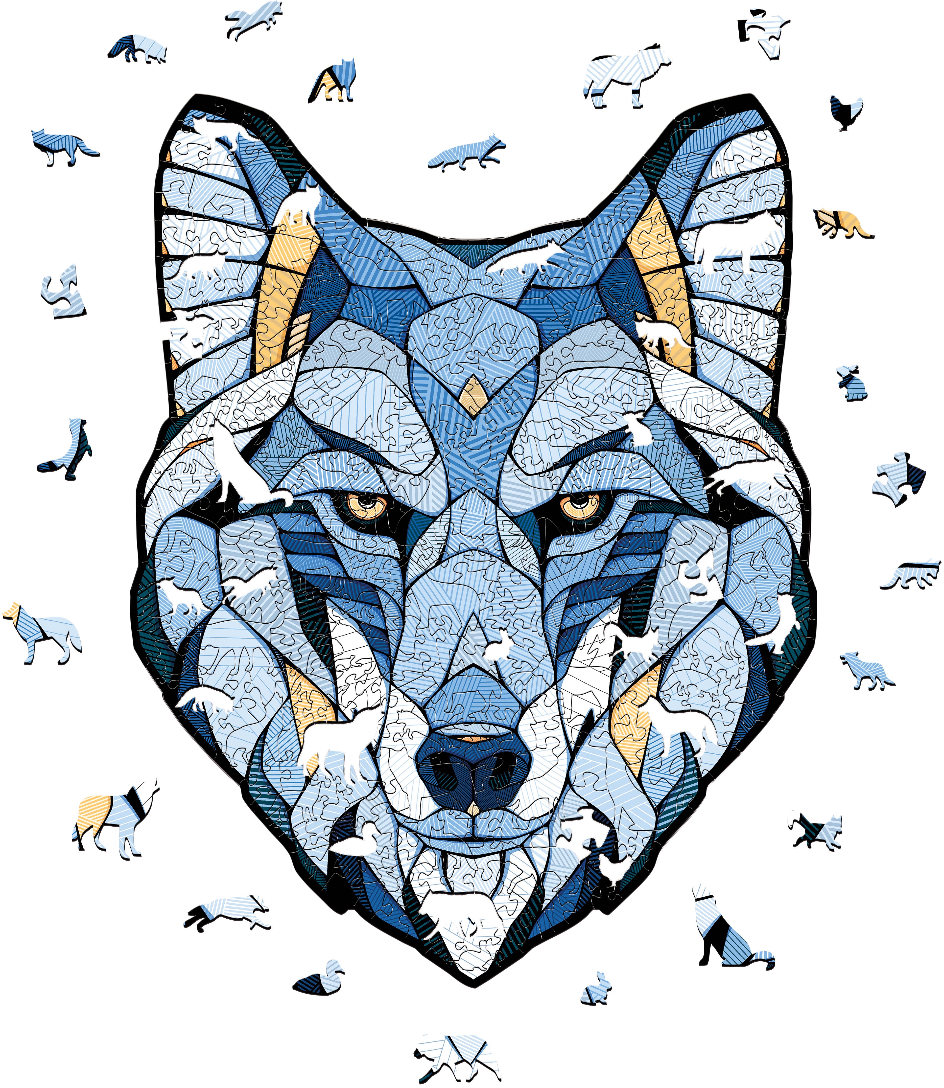 Graine Créative - Vente Puzzle – adulte - PUZZLE LOUP EWA