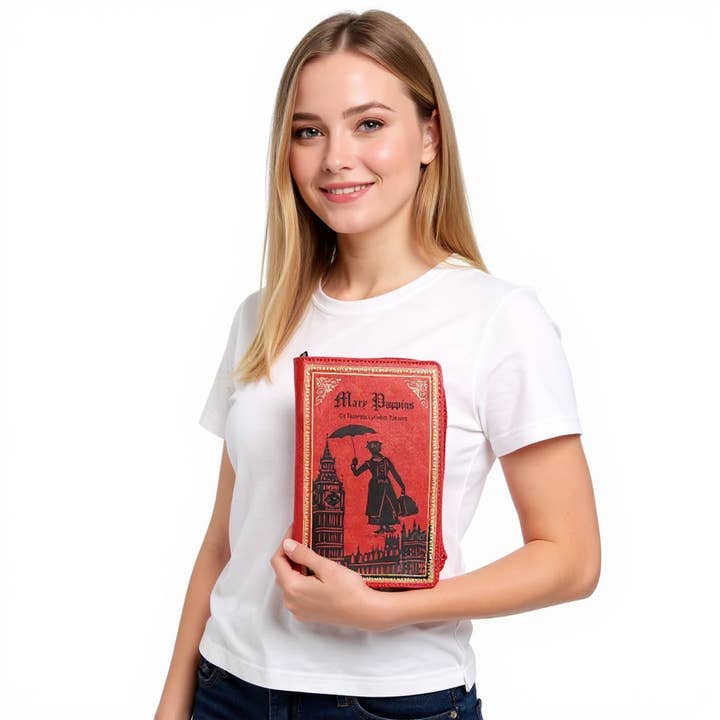 COMECO INC - Wholesale Clutch Bag - Women's - Mary Poppins Book Clutch Bag4
