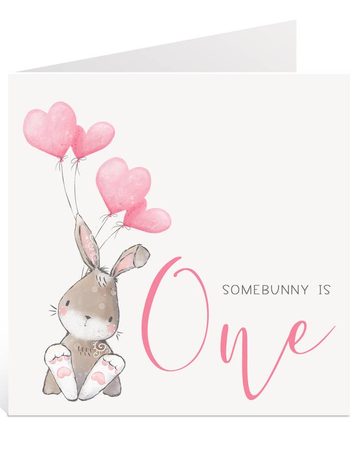 Somebunny Is One Card for wholesale by Creationery