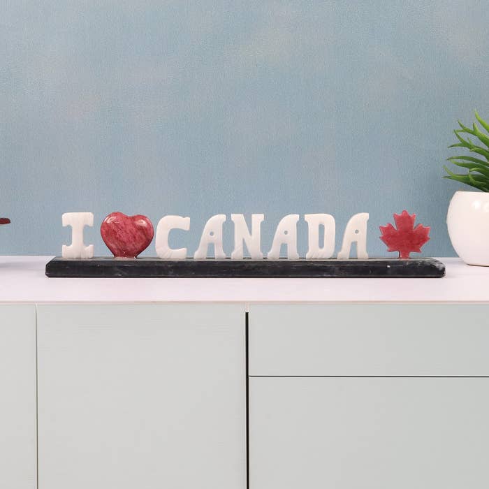 Pieza de decoración (I Luv Canada) para venta al por mayor de Adorn Marmor