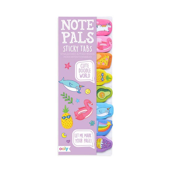 Bobangles - Wholesale Sticky Notes - Ooly Sticky Note Pals - Cute Doodle World