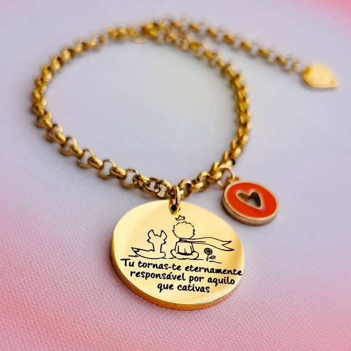 Pampa Mia - Wholesale Charm/Dangle Bracelet - Little Prince Gold Bracelet