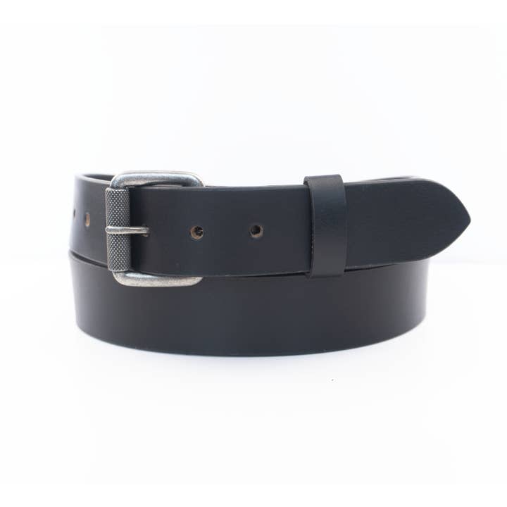 TLG Canada - Wholesale Belt - Men's - Genuine Leather Belt | Classic Black | Thick 4mm