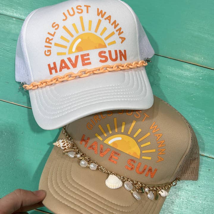 Vibes Hat Company – wholesale Truckerkeps – Dam – Tjejer Vill Bara Ha Sol Trucker | Sommarkepsar | Solsken