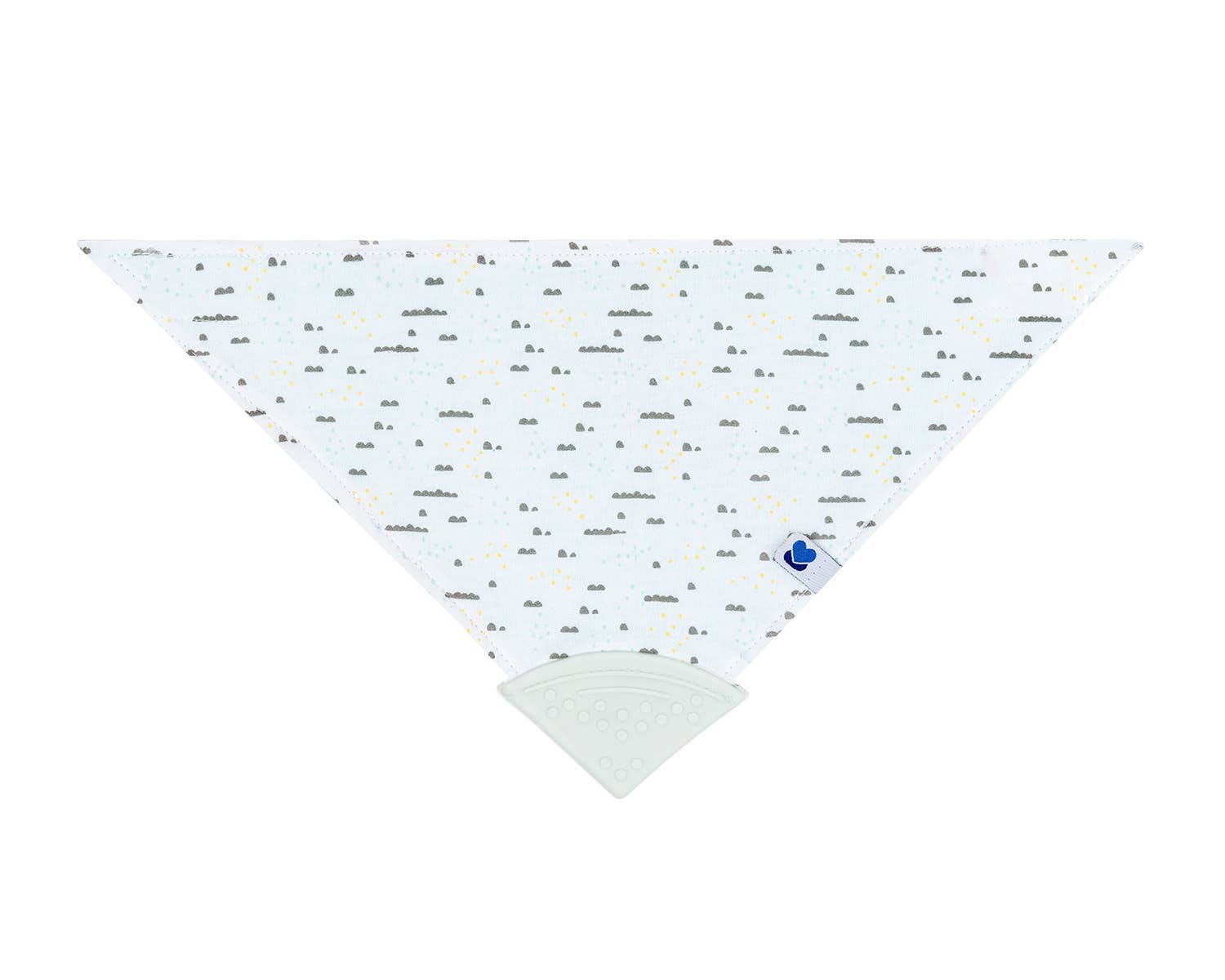 Kikkaboo – wholesale Bandana bib – Savanna Pattern Mint Bandana Bib with Teething0