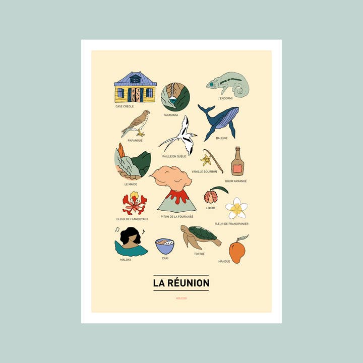 Mrjcrrart - Wholesale Postcard - Reunion1