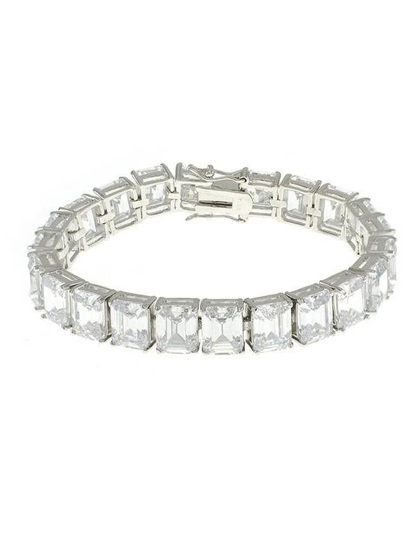 Statement Emerald CZ Bracelet for wholesale by CZ by Kenneth Jay Lane