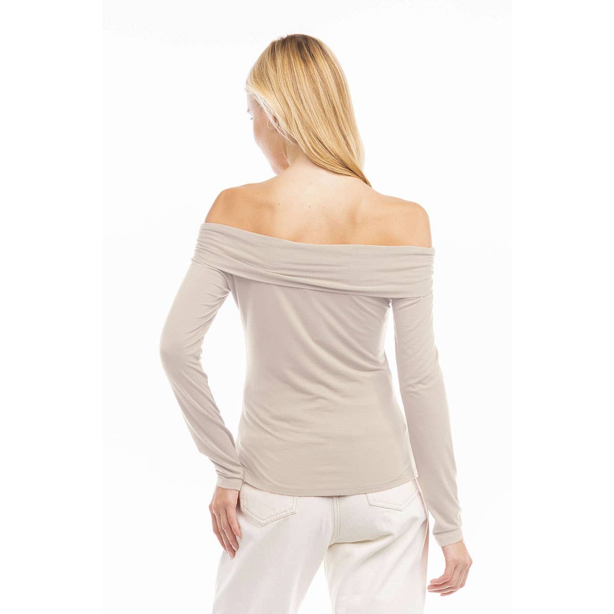 Naked Zebra - Wholesale Blouse - Dames - Blouse met open schouders en knoopsluiting12