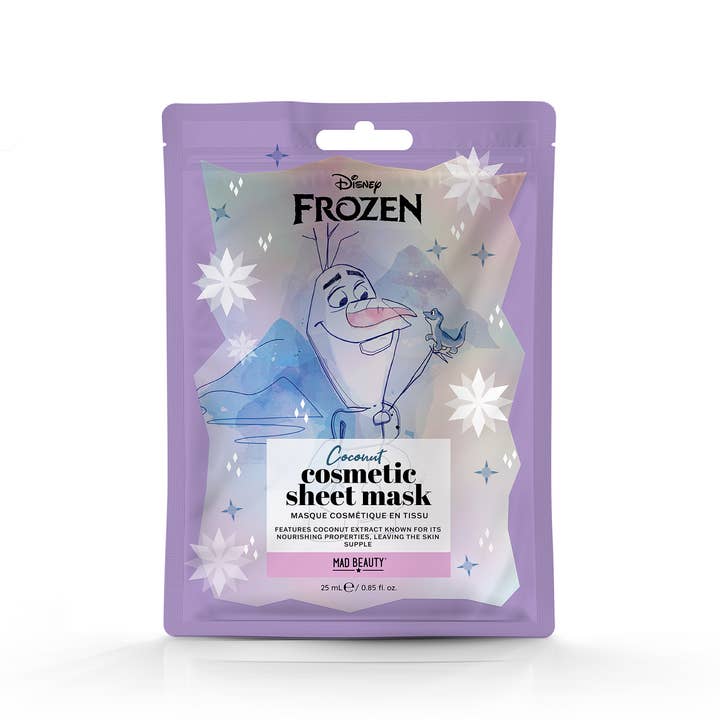 Mad Beauty USA LLC - Wholesale Skincare Face Mask - Mad Beauty Disney Frozen Cosmetic Face Mask Collection