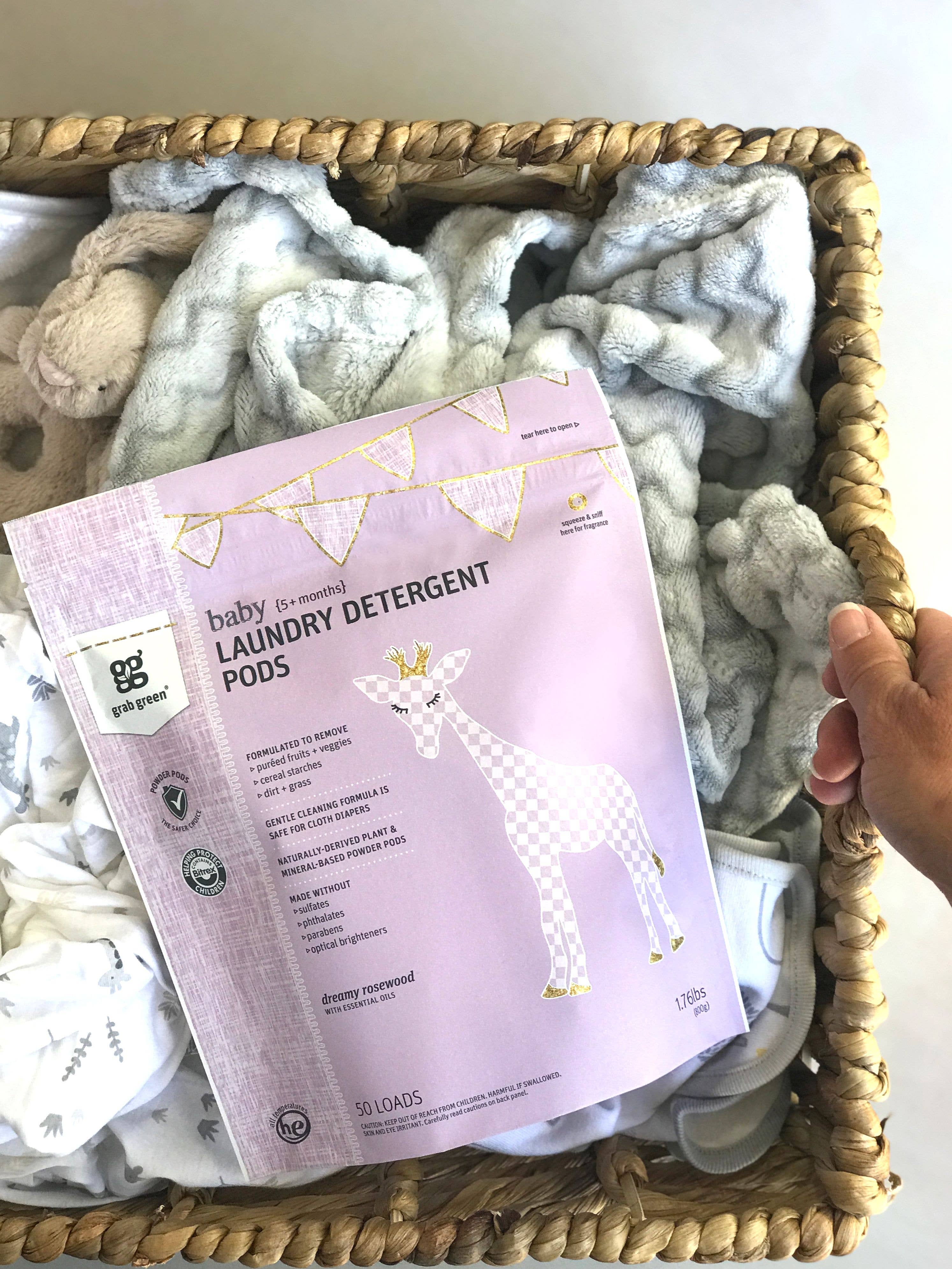 Grab Green - Wholesale Laundry Detergent Powder/Pods - Baby Laundry Detergent Pods, Rosewood, 50 Loads8