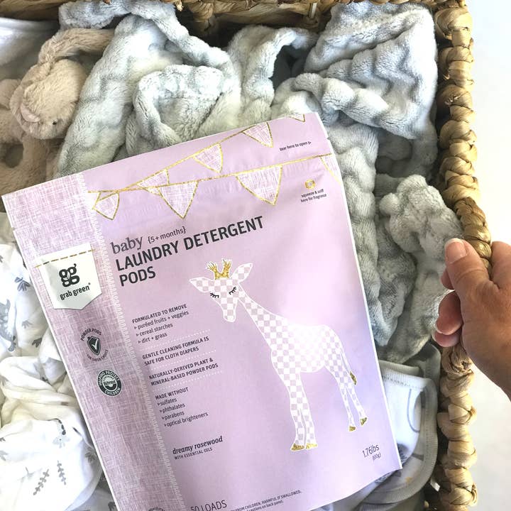 Grab Green - Wholesale Laundry Detergent Powder/Pods - Baby Laundry Detergent Pods, Rosewood, 50 Loads8