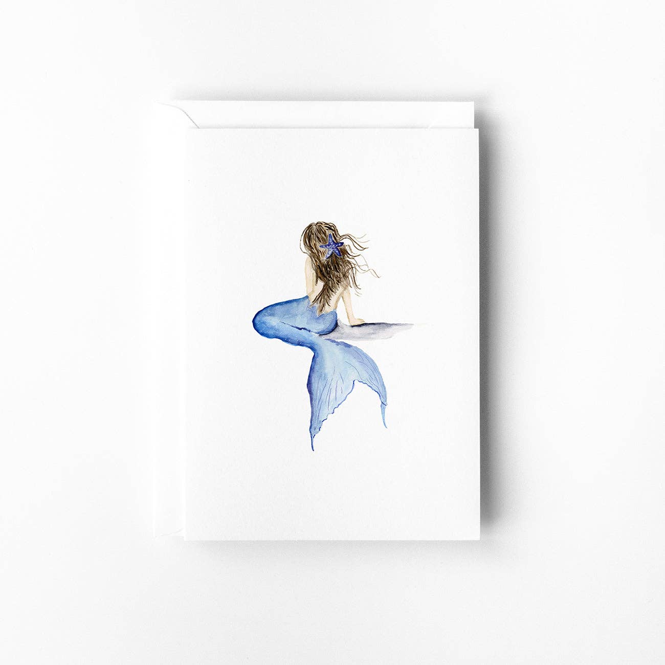 Finding Silver Pennies - Wholesale Stationery/Notecard Set - Mermaid Mini Note Card | Coastal Enclosure Card1