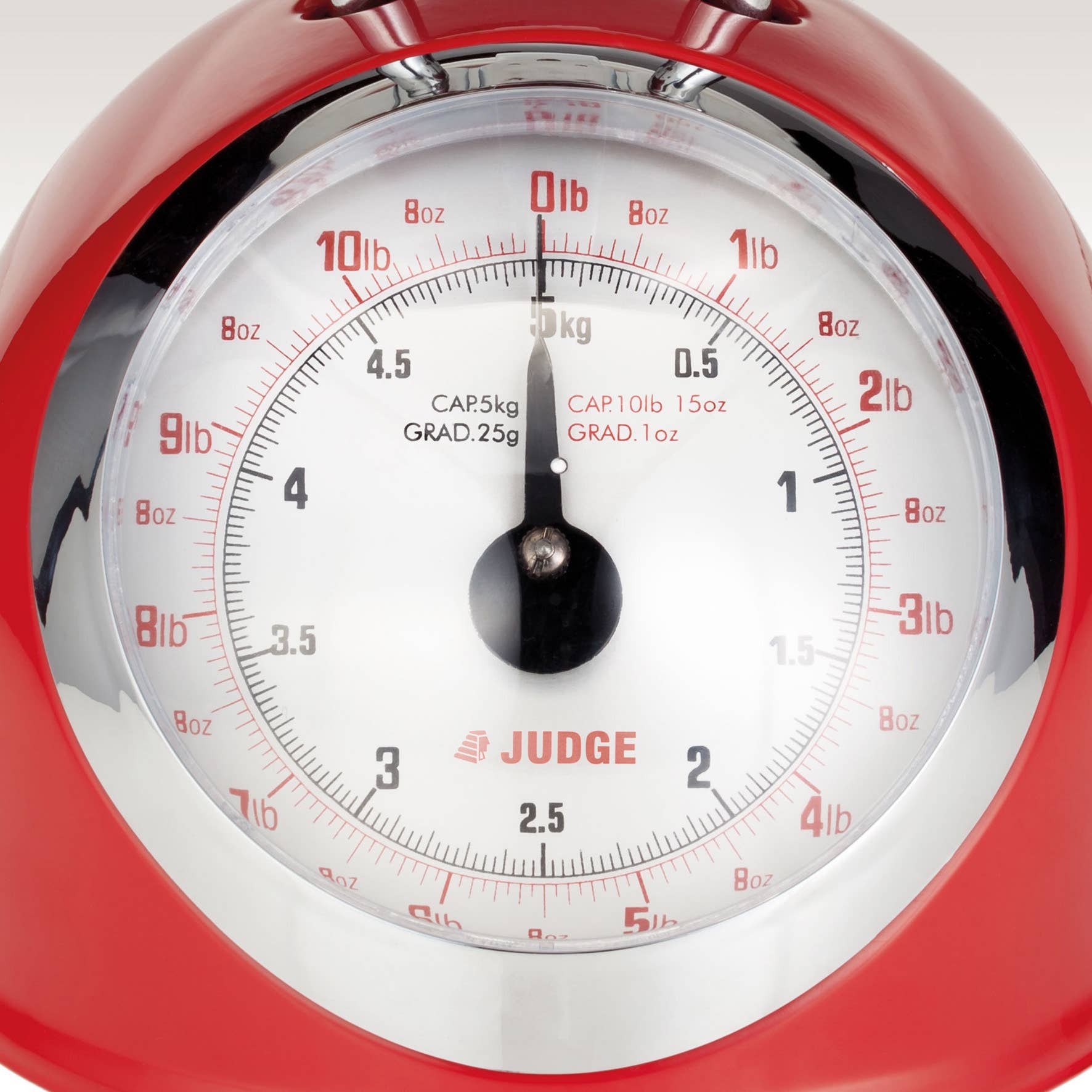 Judge UK - Wholesale Kitchen Tool/Gadget - Judge Kitchen, 5.0kg Traditional Scale, Red2