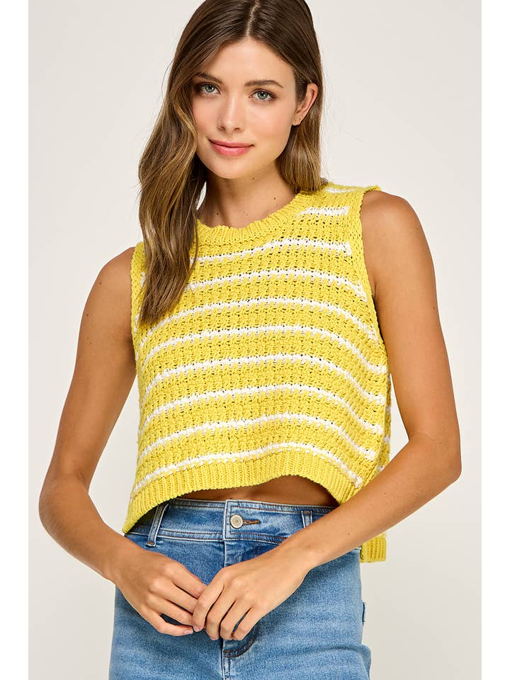 Miss Love - Wholesale Knit Top - Women's - STRIPED KNIT TOP26