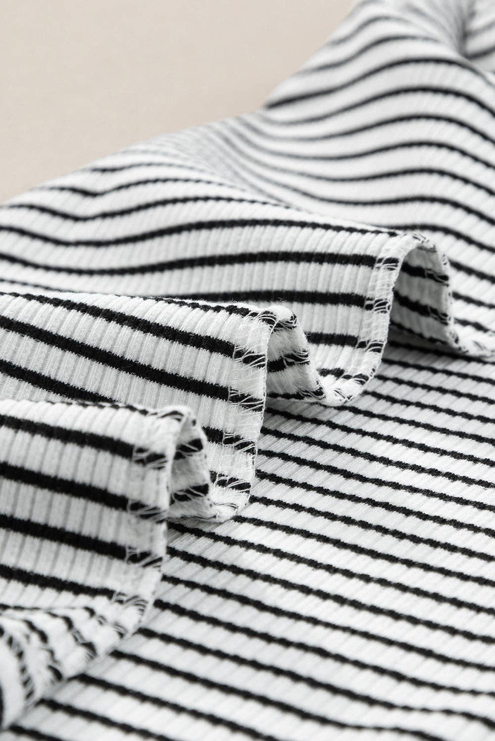 Lovesoft - Wholesale Knit Top - Women's - Striped Print Ribbed Knit Sleeveless Top6