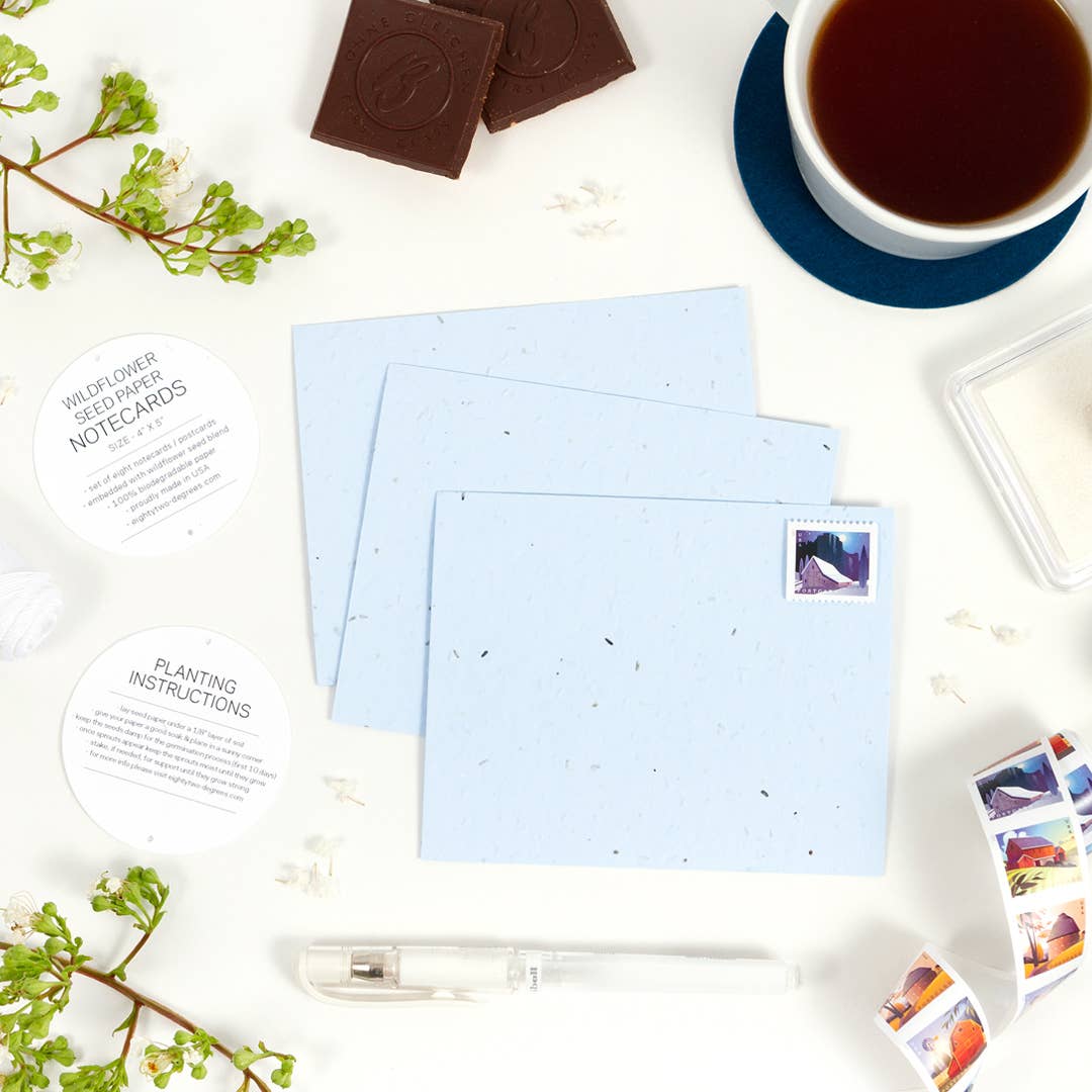 Studio 82° - Wholesale Stationery/Notecard Set - Wildflower Seed Notecards11