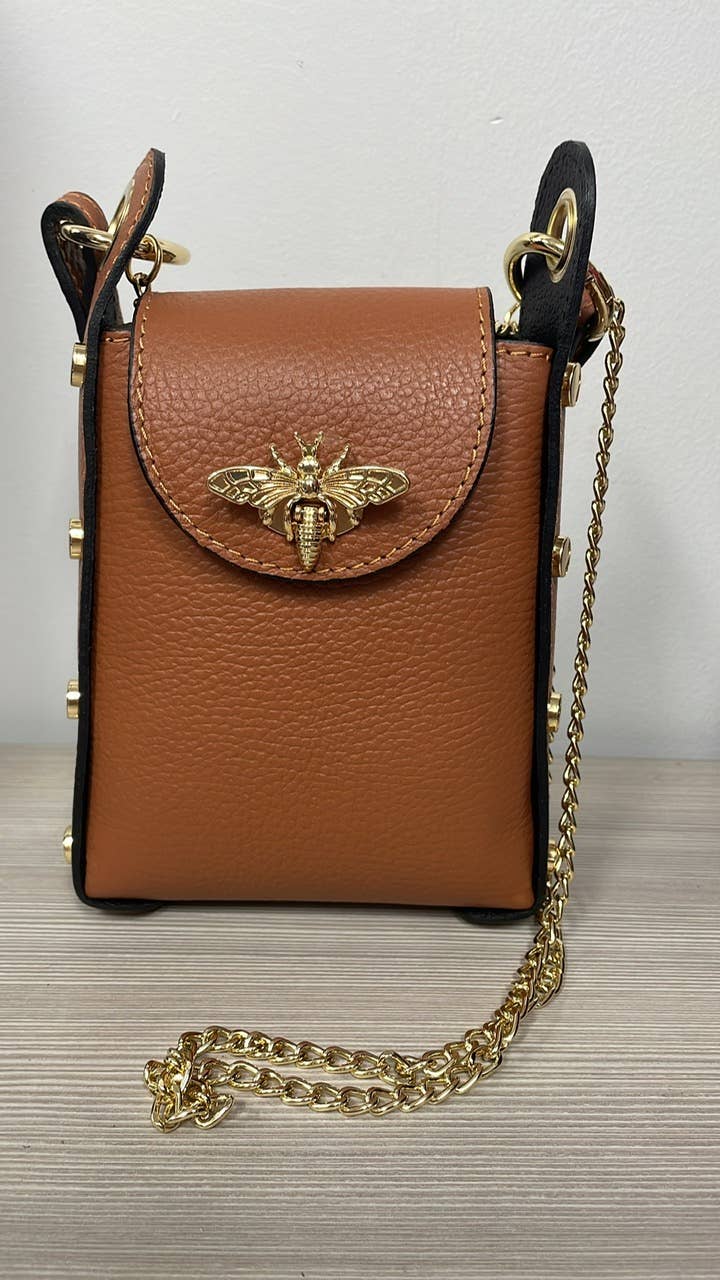 JIJOU CAPRI – bolsa tiracolo - Mulher por atacado – Capela de Abelha Couro Celular Mala Cruzada JIJOU CAPRI6