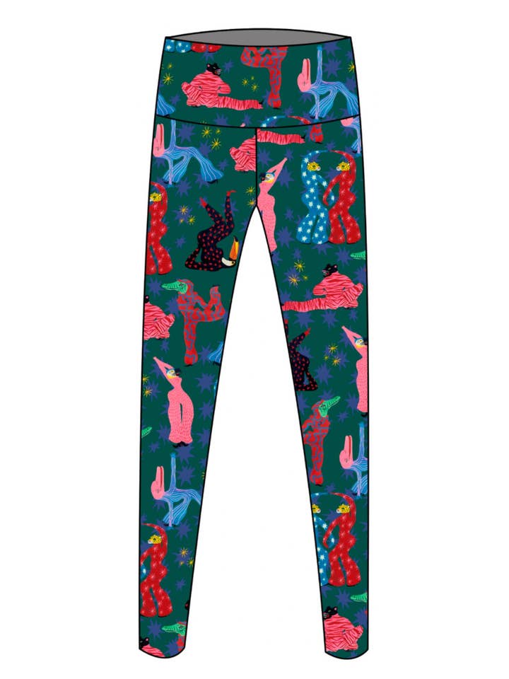 Pitaya Yoga - Wholesale Athletic/Lounge Leggings - Women's - SPIRIT RAVE YOGA LEGGINGS - ATHLEISURE - BAMBOO & COTTON6