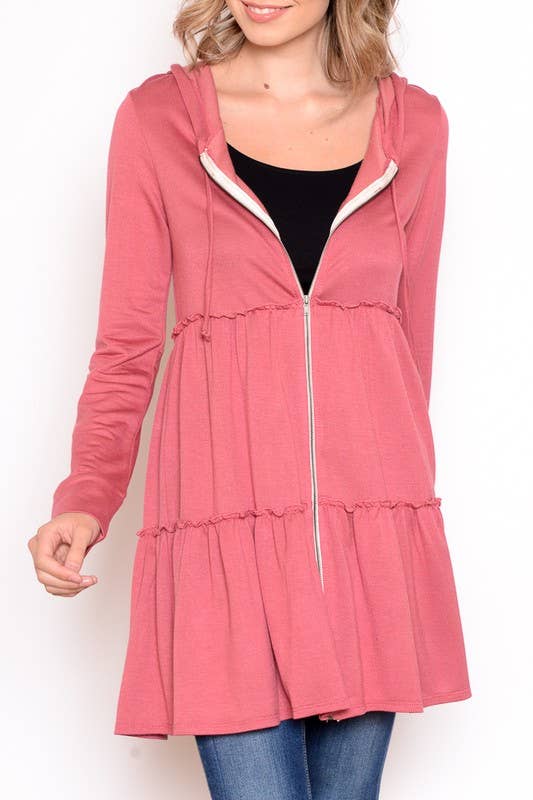 Chris & Carol Apparel – Engroshandel Tunika - Dame – plus størrelse strik hættetrøje tunika8