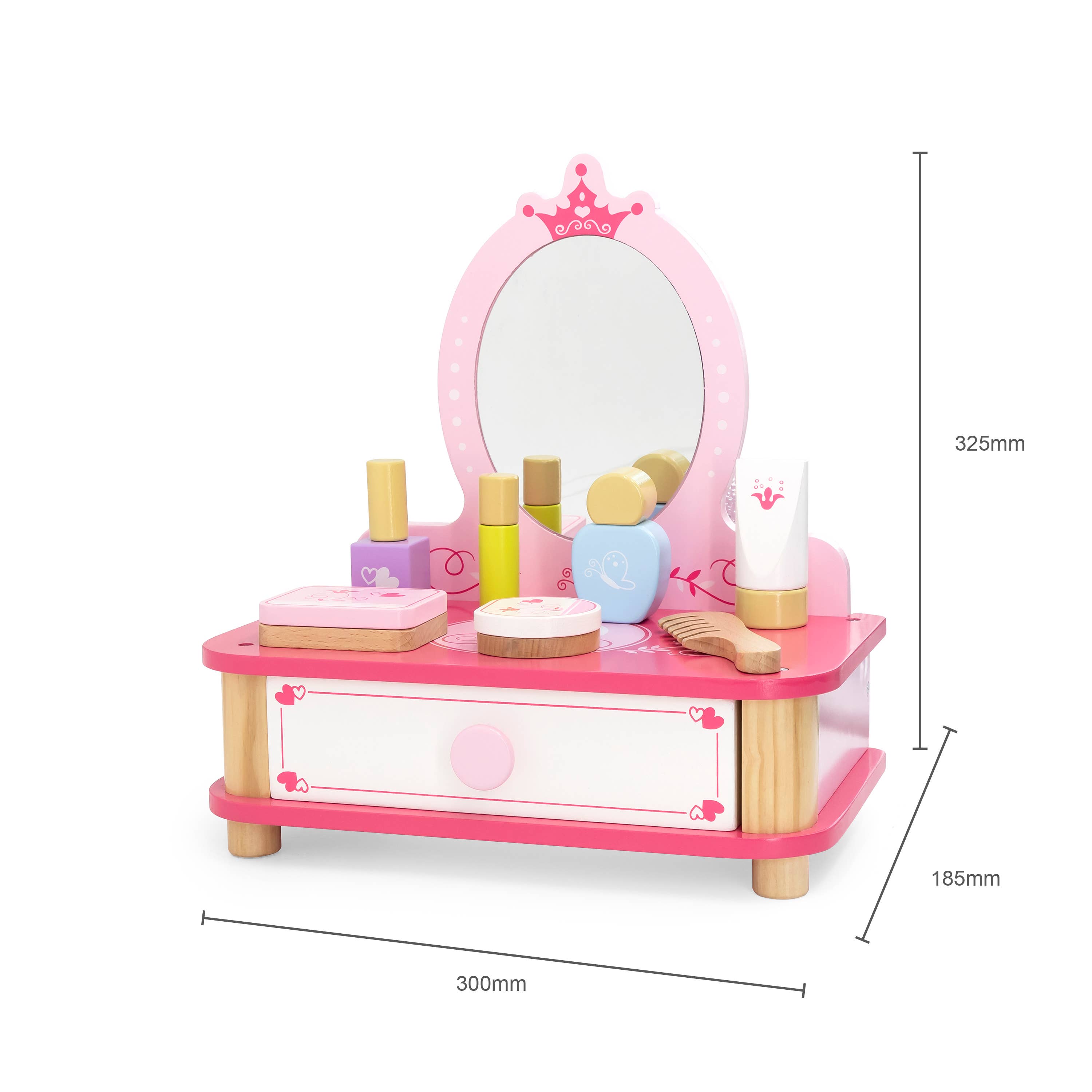 Trade Toys Limited – wholesale Wood toy – Child – Viga TAble Top Make Up Set with Table1