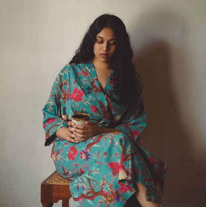 Annahmol - Wholesale Robe - Unisex - Free Size Cotton Kimono/Robe: Assorted Prints: BEST SELLER0