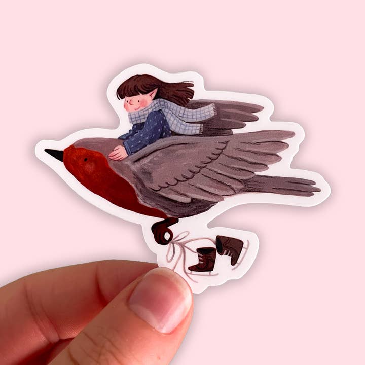 A winter's fight - Vinyl Sticker for wholesale by Leah Bees Creations