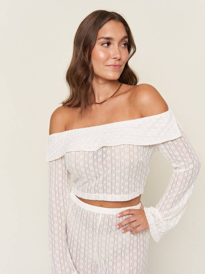 Jackie Kanttop Plus Size Beschikbaar voor wholesale door What Lo Wants