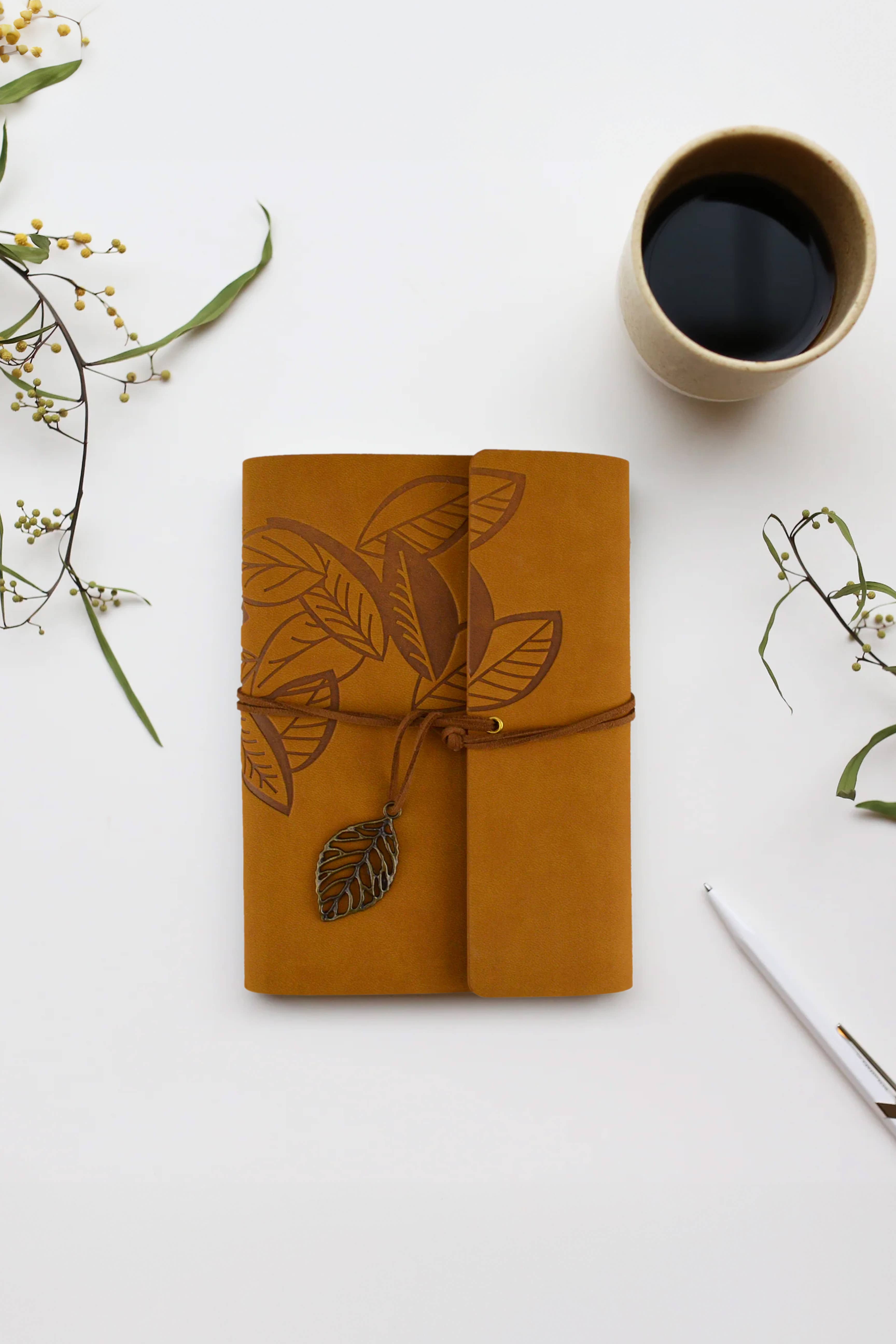 Original Source - Wholesale Journal/Diary - Journal Leaf - Brown1