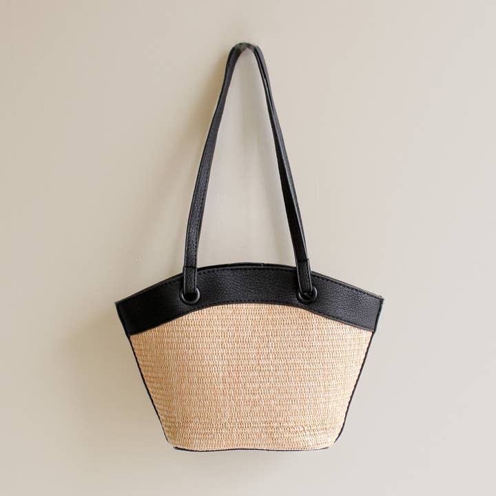 Olivia Shoulder Bag | Black for wholesale by La-a SOLE