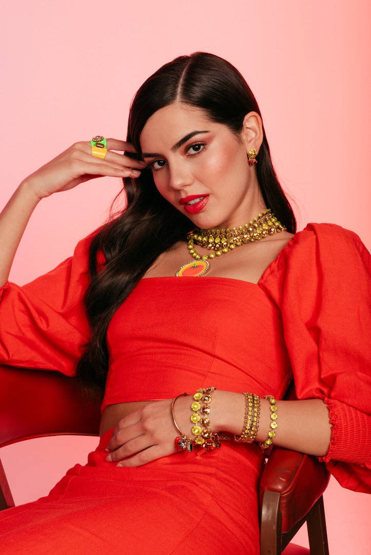 TOVA – wholesale Cocktail/statement ring – Jacci Ring in Enamel8