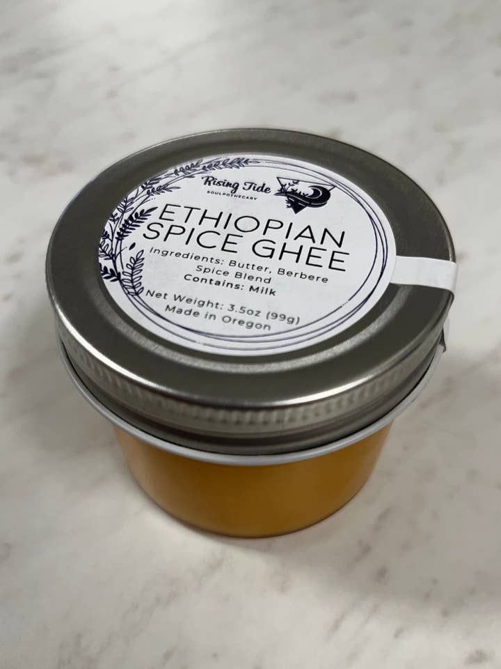 Ghee aux épices éthiopien pour la vente par Rising Tide Soulpothecary