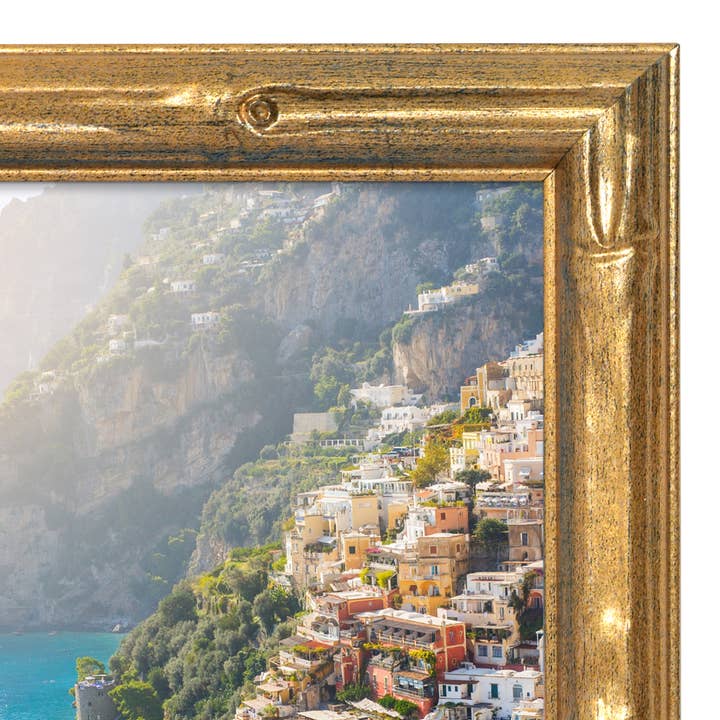 Americanflat Gold Bamboo Frame with Faux Bamboo Design for wholesale on Faire17