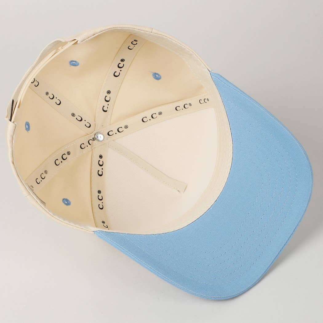 Fashion City – Engroshandel Baseballkasket - Til børn – Børns ensfarvede tofarvede baseballkasket i lærredsbomuld18