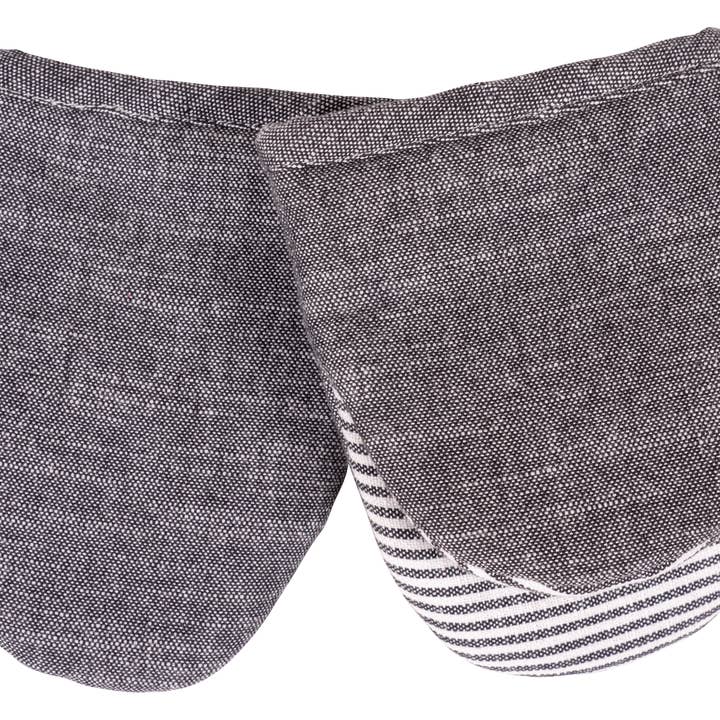 KAF Home - Wholesale Oven Mitt/Pot Holder - Strada Set of 2 Chambray Mini Mitts - 7"