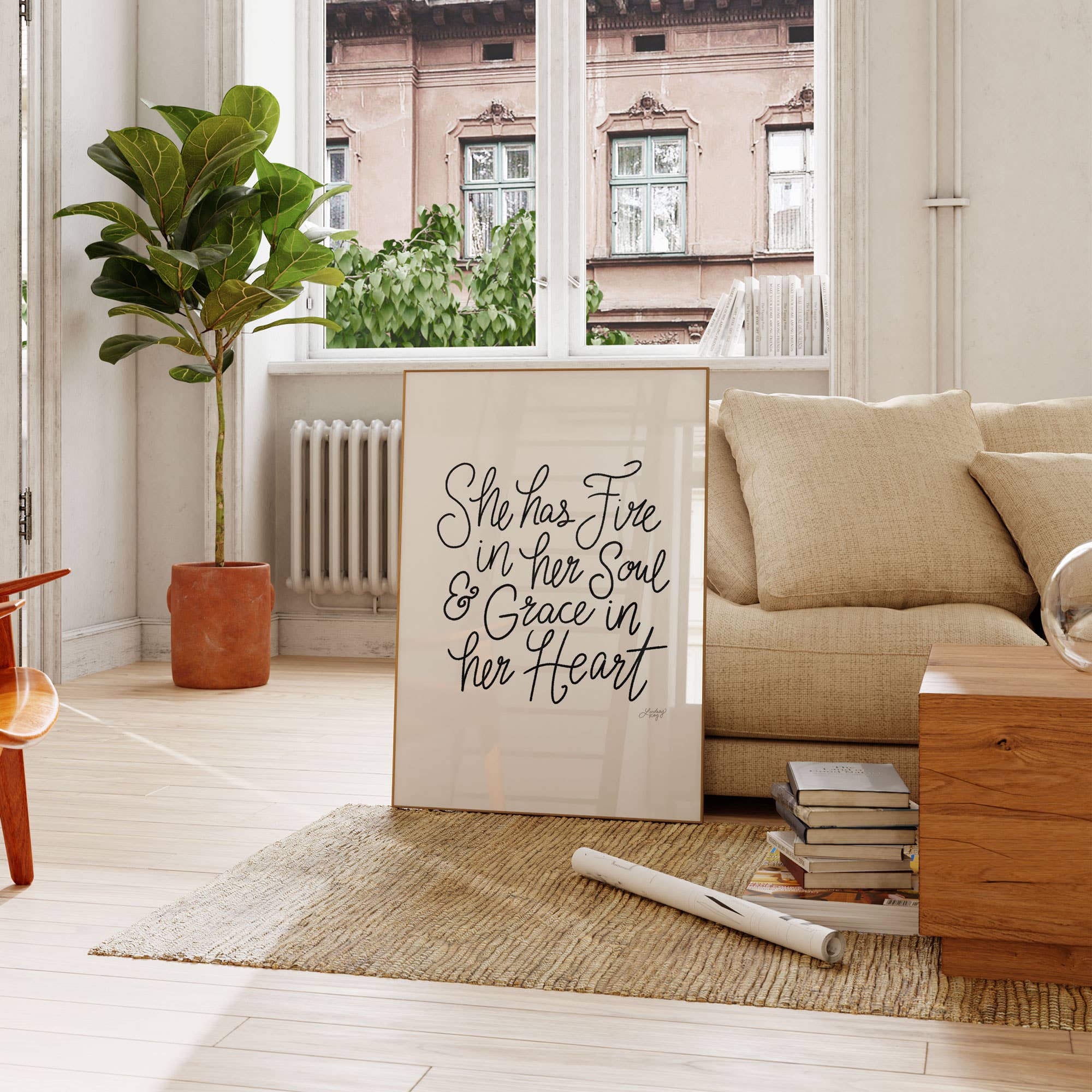 Lindsey Kay Collective - Wholesale Art Print - Fire in Her Soul & Grace in Her Heart - Art Print4